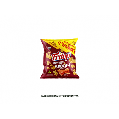 SALGADINHO DE MILHO BACON LISO FRITOP 200G